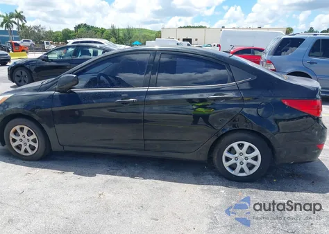 2013 Hyundai Accent Gls from USA, damaged, VIN KMHCT4AE2DU288457